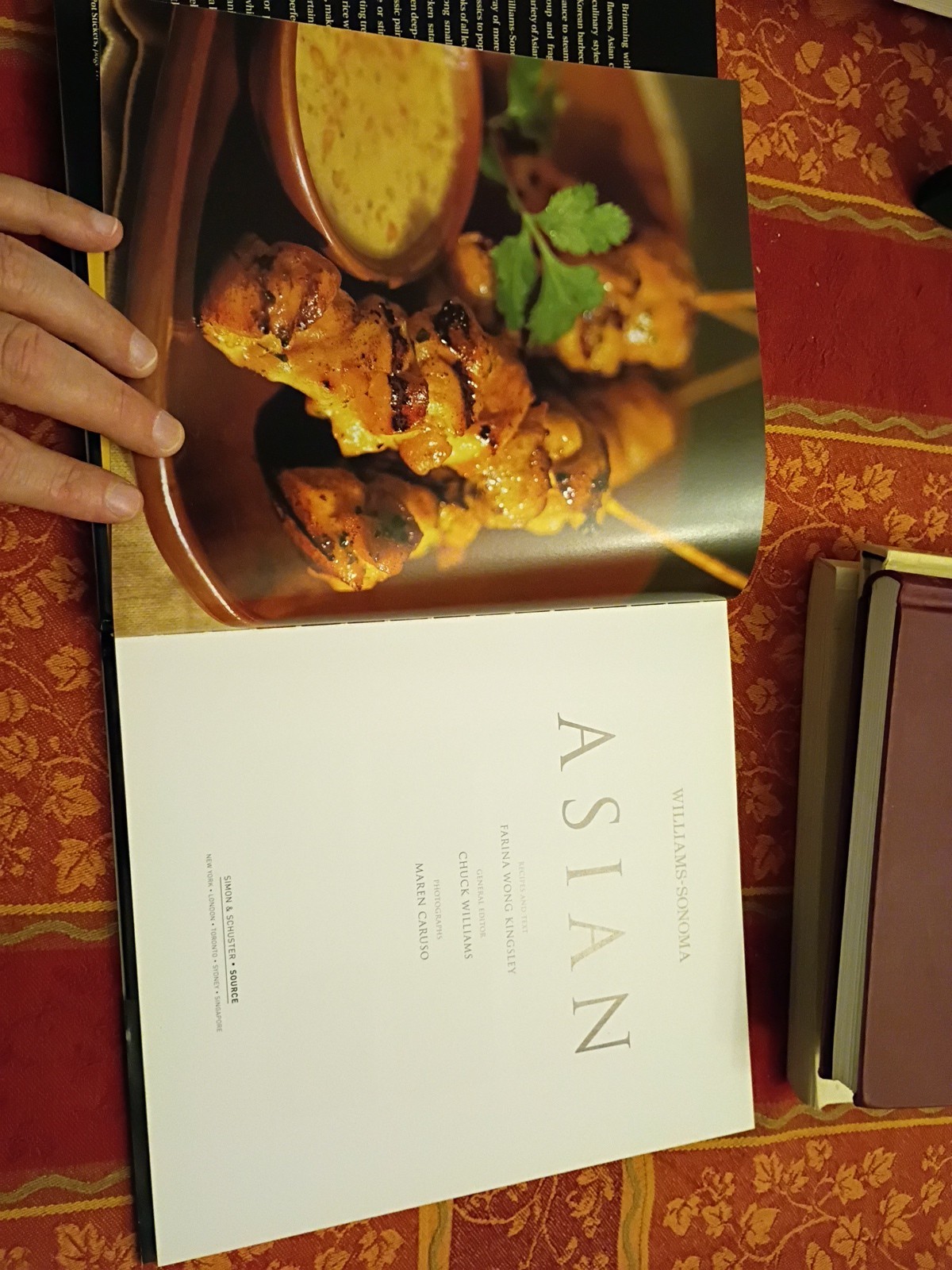 Asian by Williams-Sonoma Cookbook Recipes Hardcover Book