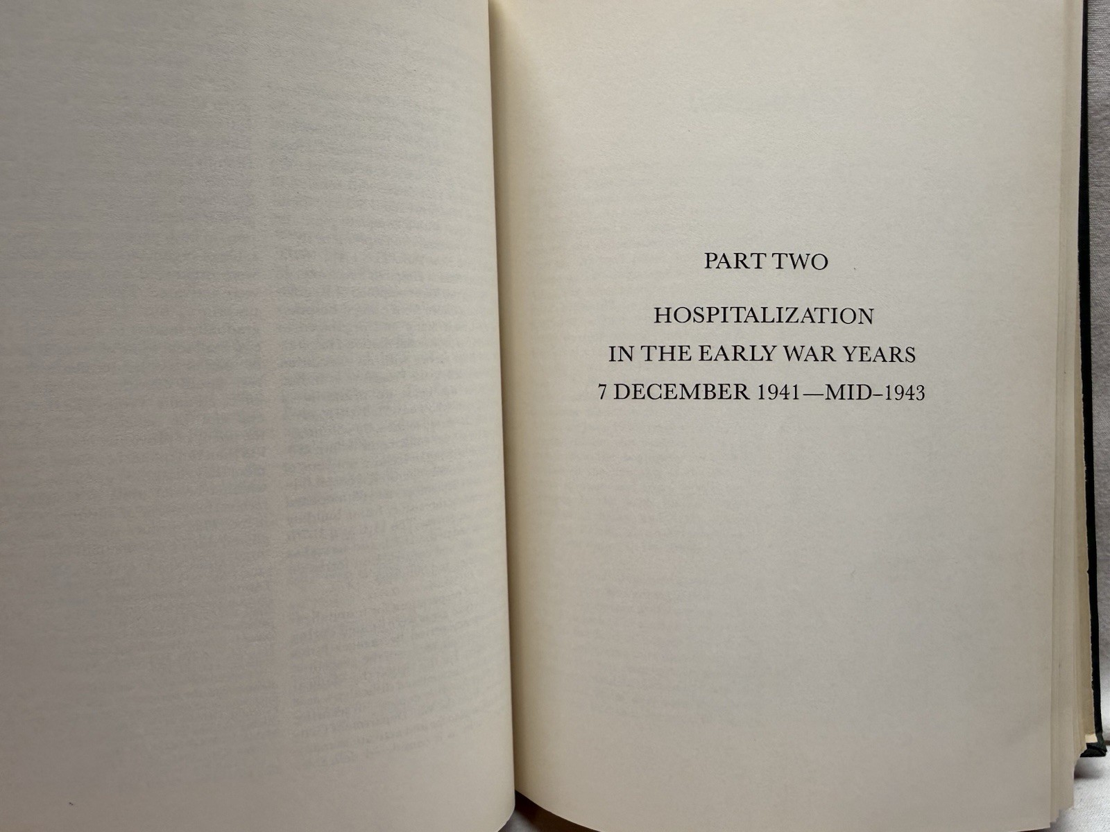 U.S. Army World War II (Green 1950’s HC Book)Technical Services: Medical Dept.