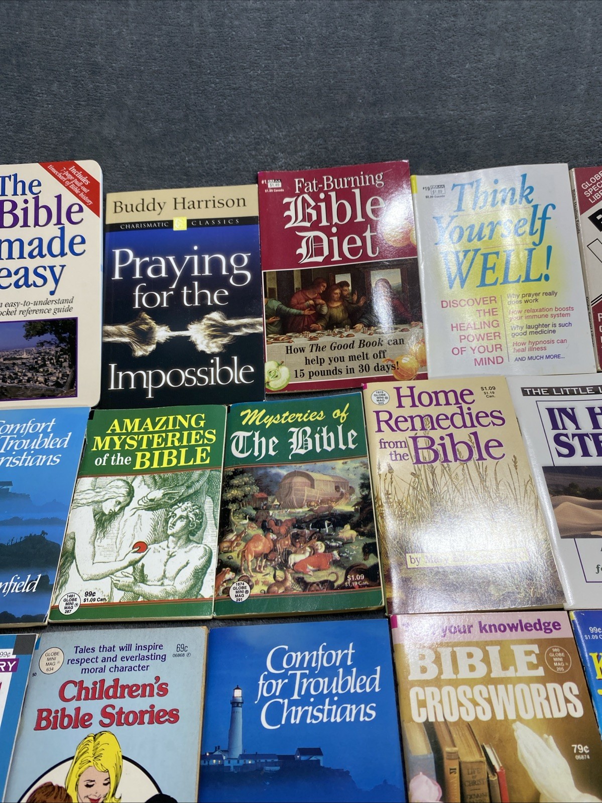 Vtg Christian Mini Book Booklet Lot Of 69 Inspirational Religious Healing Prayer