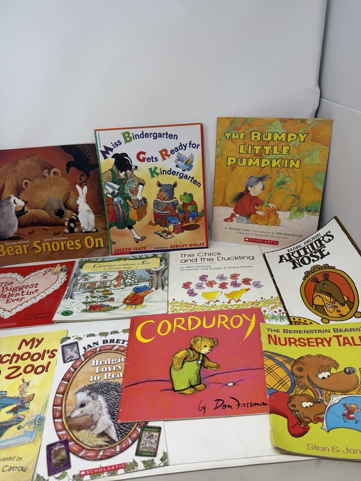 Children’s Scholastic Picture Books Kids Paperback Storybook Storytime Lot of 12