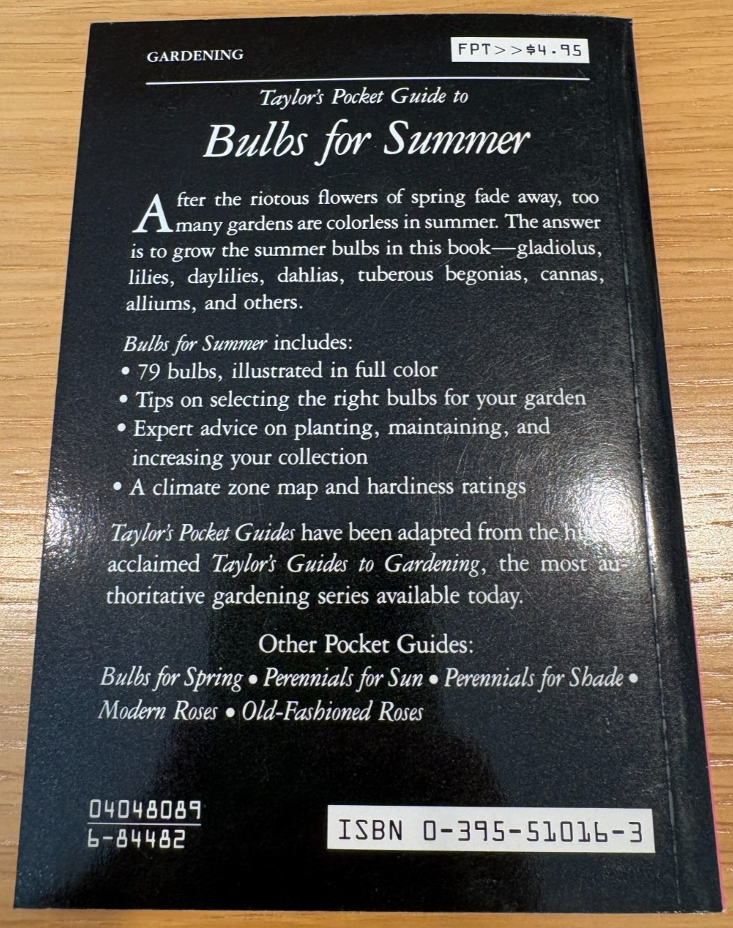 Set of 5 Taylor’s Pocket Guides: Perennials Bulbs Spr/Sum Modern Roses Old Roses