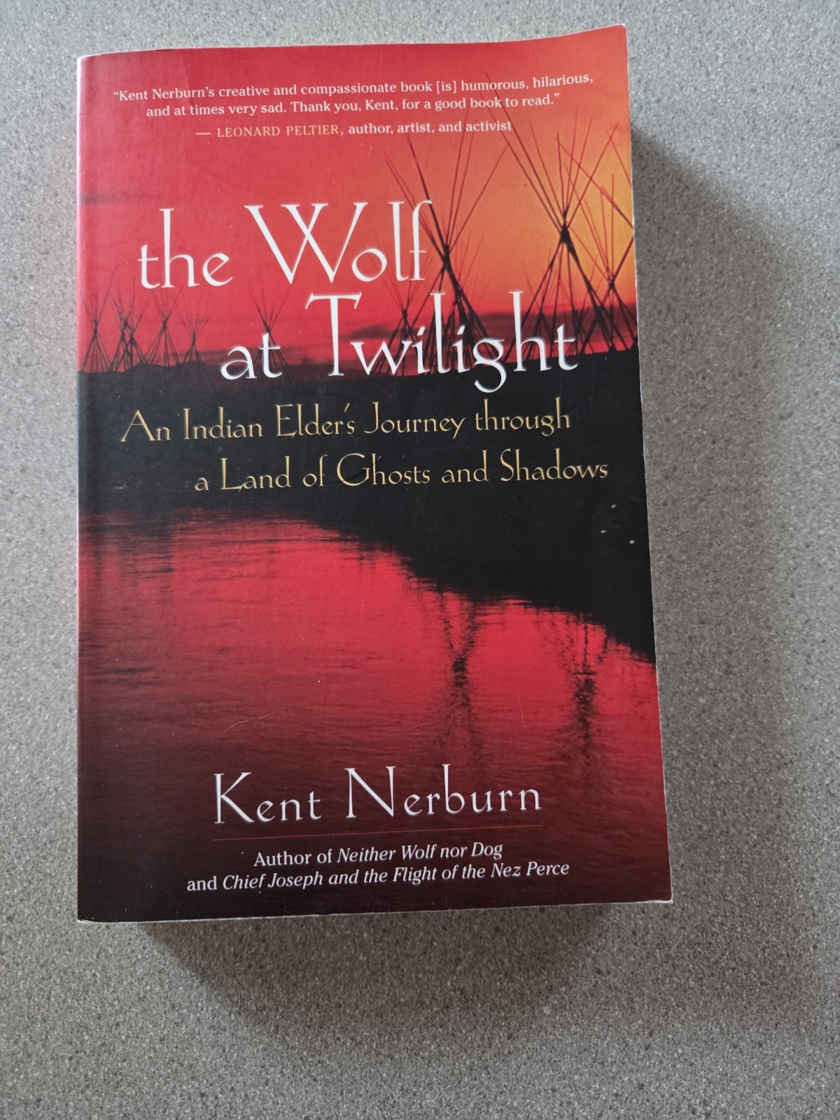 Wolf at Twilight Kent Nerburn Trade PB New World Library 2009 Literary Mystery
