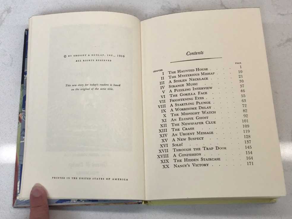 Vintage Nancy Drew by Carolyn Keene Hardback Books Mixed Lot of 3 Numbers 2/3/32