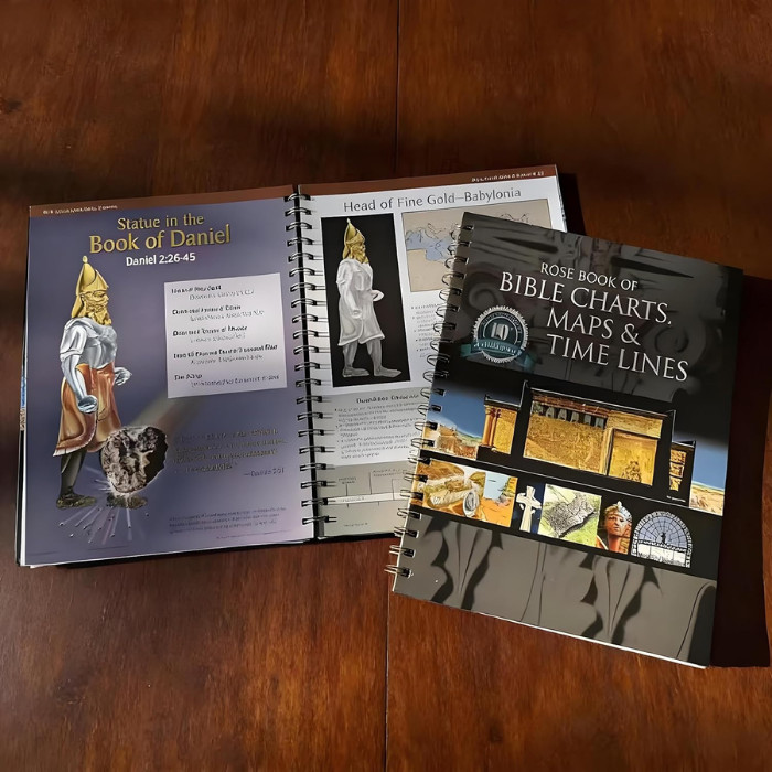 Rose Book of Bible Charts Maps & Time Lines 10th Anniversary Study Reference US