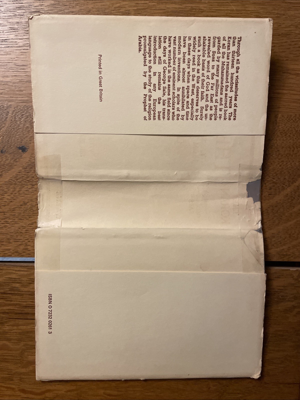 The Koran: George Sale Translation HCDJ Frederick Warne