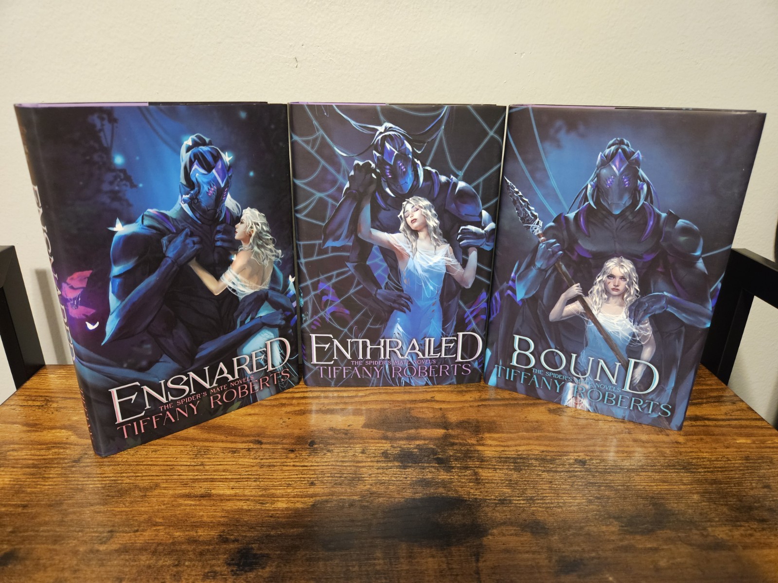 SIGNED FaeCrate The Spider’s Mate Trilogy by Tiffany Roberts & Slipcase Ensnared