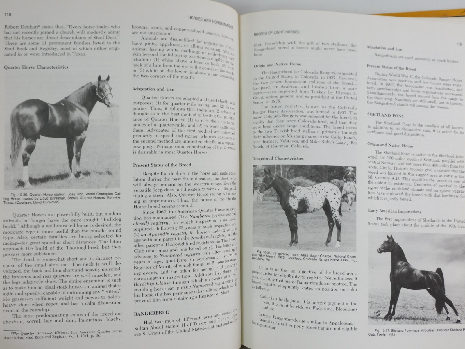 Horsemanship and Riding Horses Equestrian Riding 1977 Illus HC by M E Ensminger