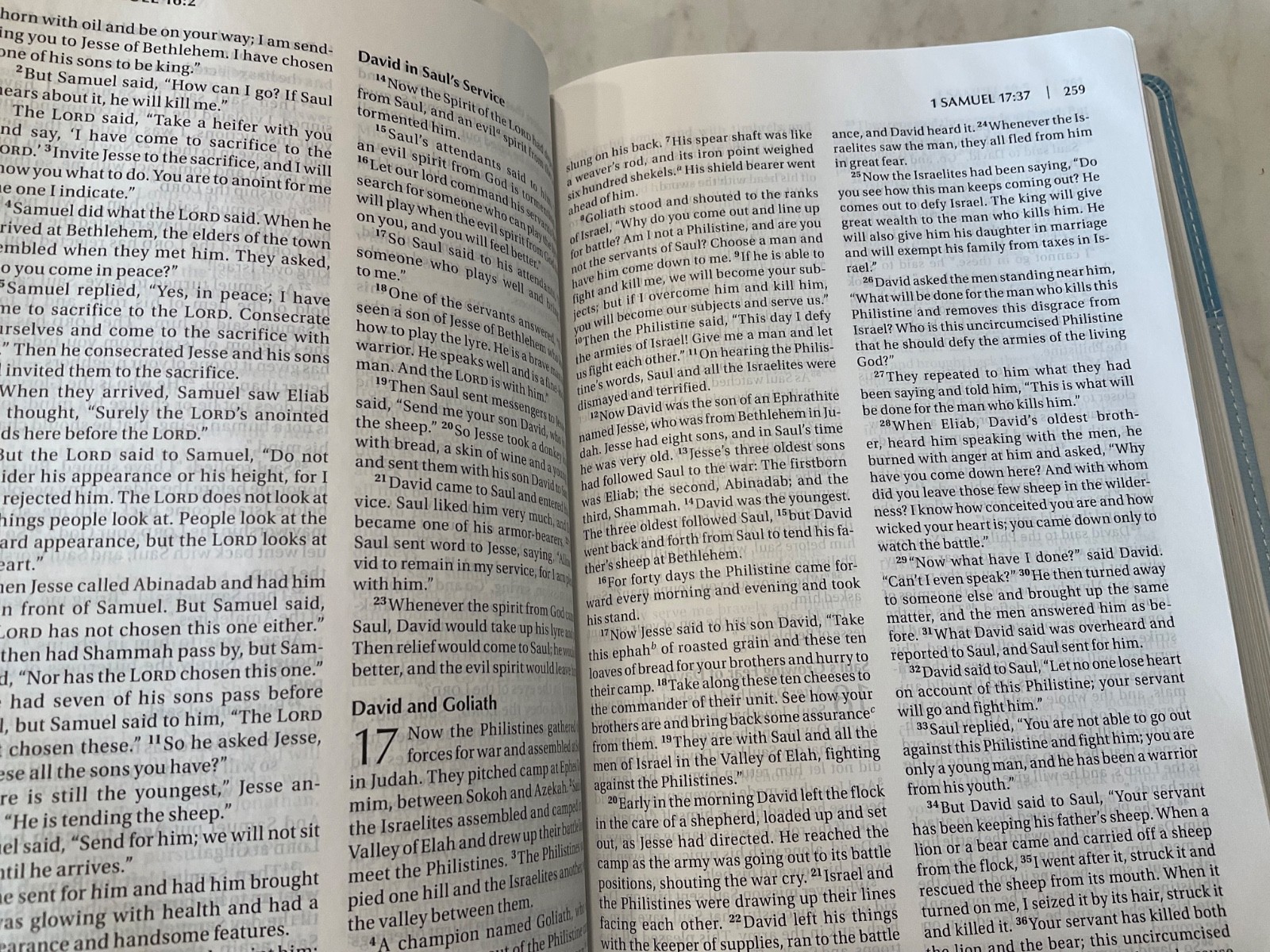 NIV Baby Keepsake Bible 2011 Blue Leather-Soft