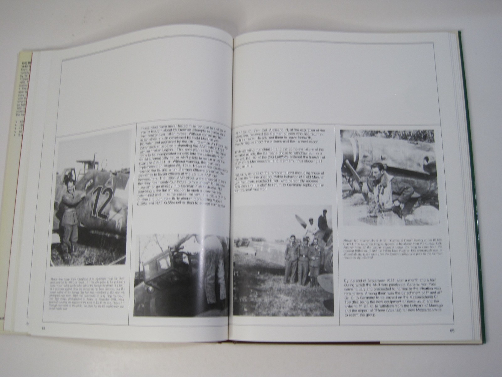 The Messerschmitt 109 in Italian Service 1943-1945 By Ferdinando D’amico HC 1985