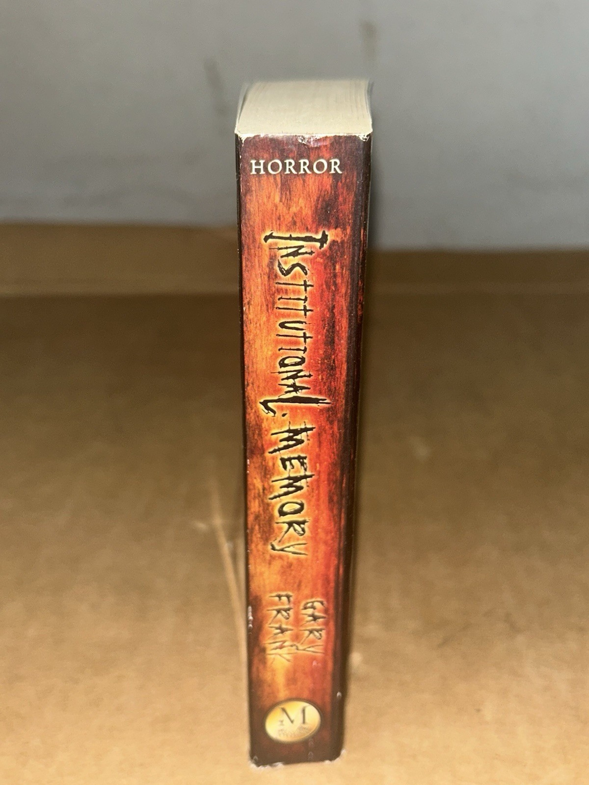2008 Institutional Memory By Gary Frank 1st Edition 1st Printing TPB Horror