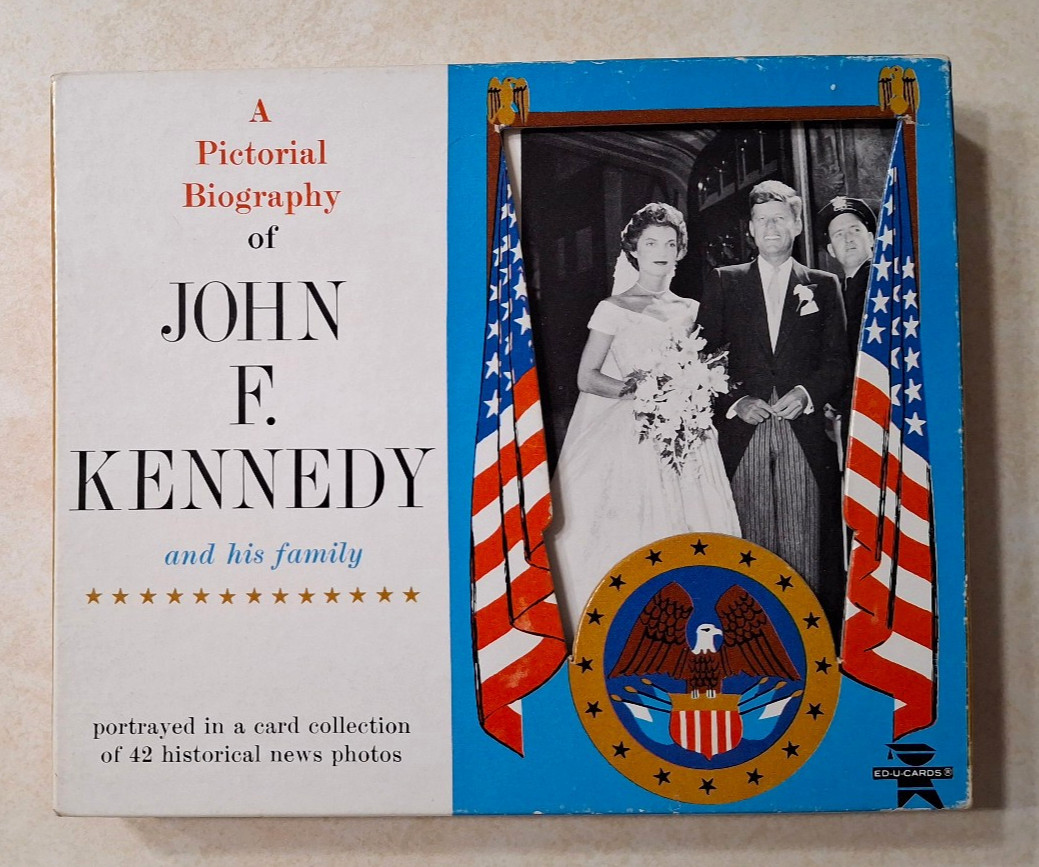 Vintage John F. Kennedy JFK Lot RFK Robert Jackie Jr. Books Magazines Cards