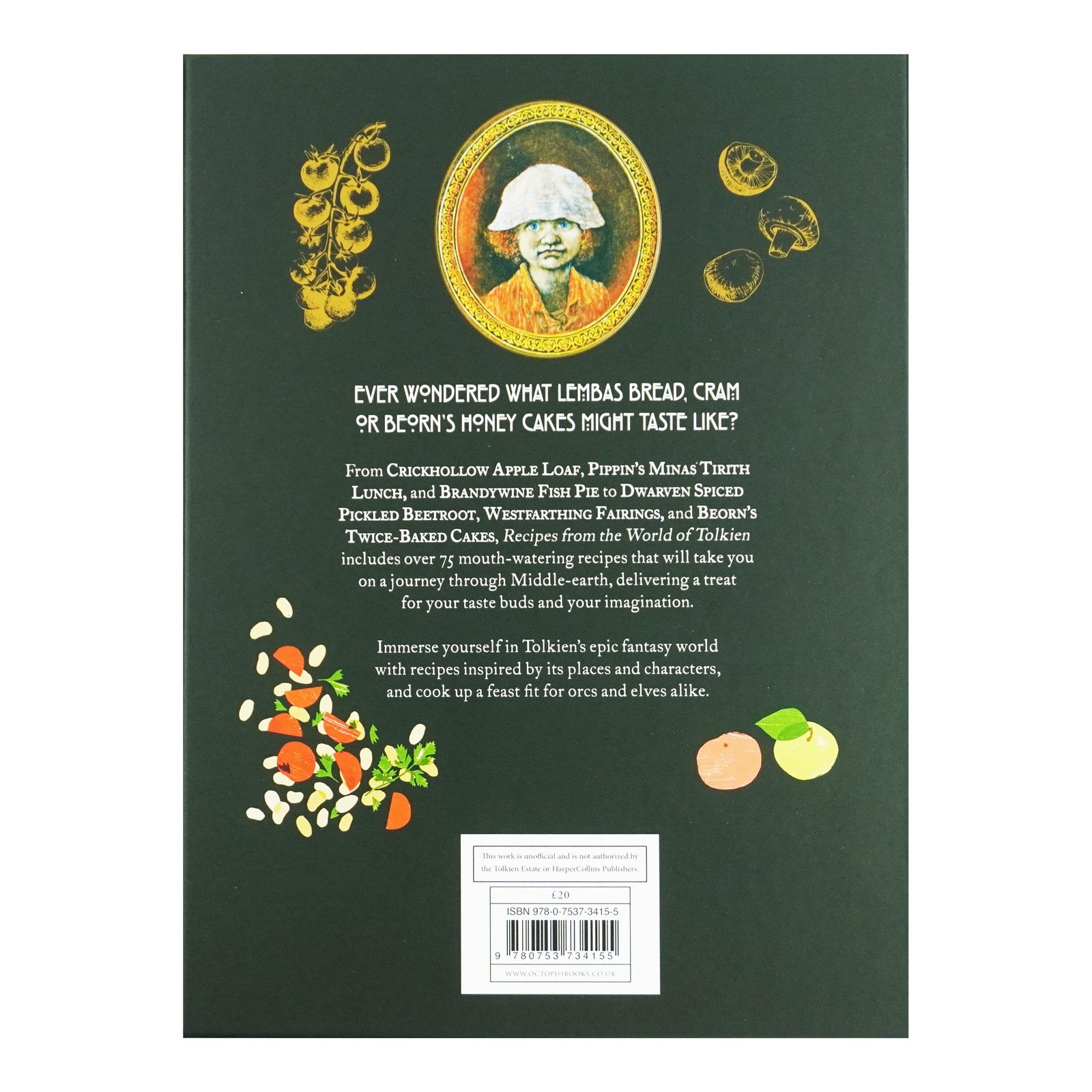 Recipes from the World of Tolkien by Robert Tuesley Anderson – Hardback
