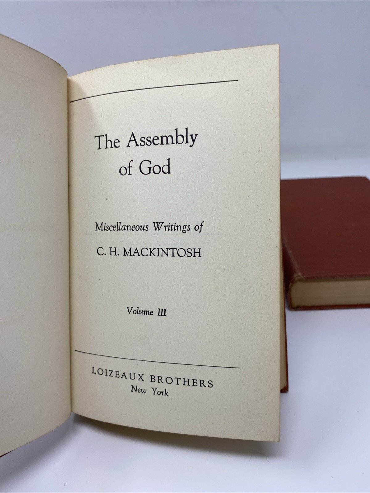 Miscellaneous Writings C. H. Mackintosh Vol 1–6 Loizeaux Bros. HC 1951 8th Print