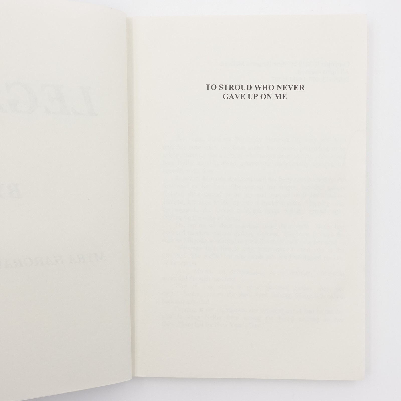 Legacy Myra Hargrave McIlvain PB 2012 Ex Library 172 pages