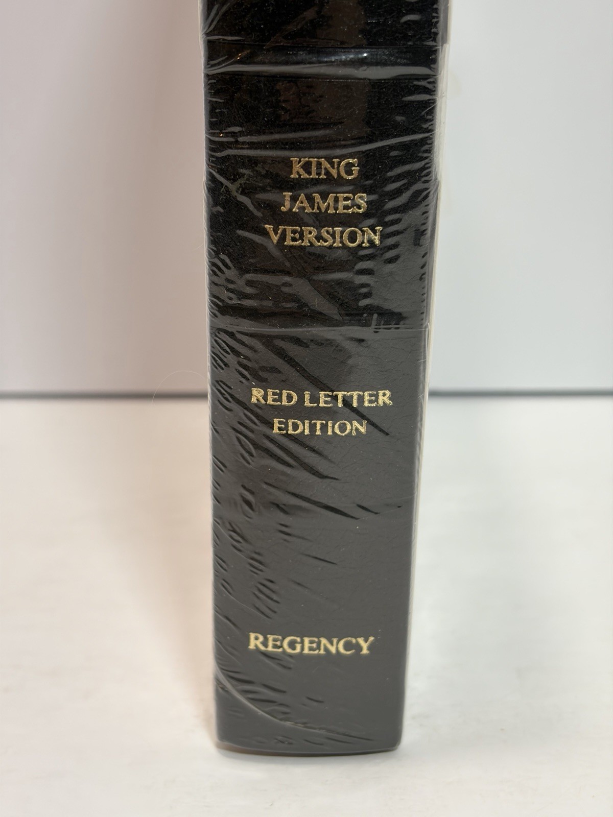 Vntg KJV Giant Print Bible Red Letter Regency 880 Sealed New Black Thomas Nelson