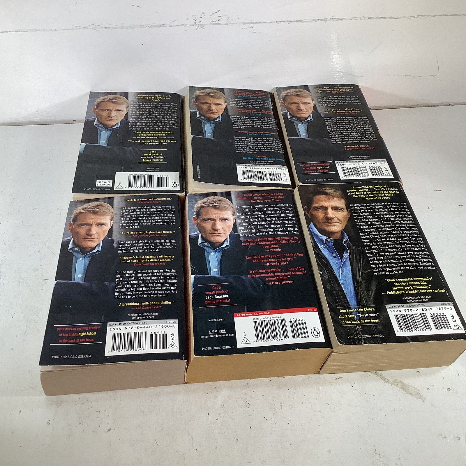 Lee Child Jack Reacher Complete Series 1-30 29 PBs + Int Too Deep HC VG