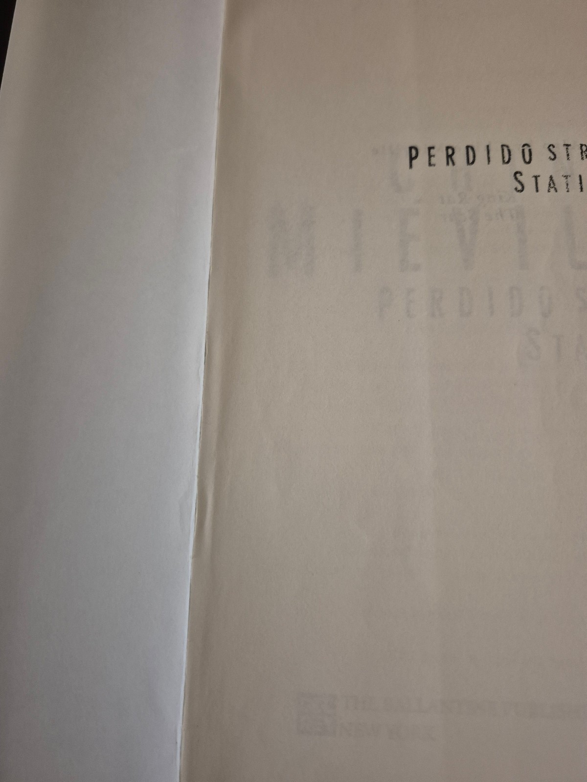 Perdido Street Station by China Miéville (2001, Trade Paperback) Science Fiction
