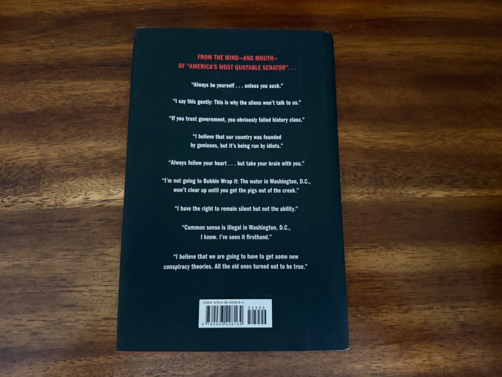 How to Test Negative for Stupid : And Why Washington Never Will by John Kennedy