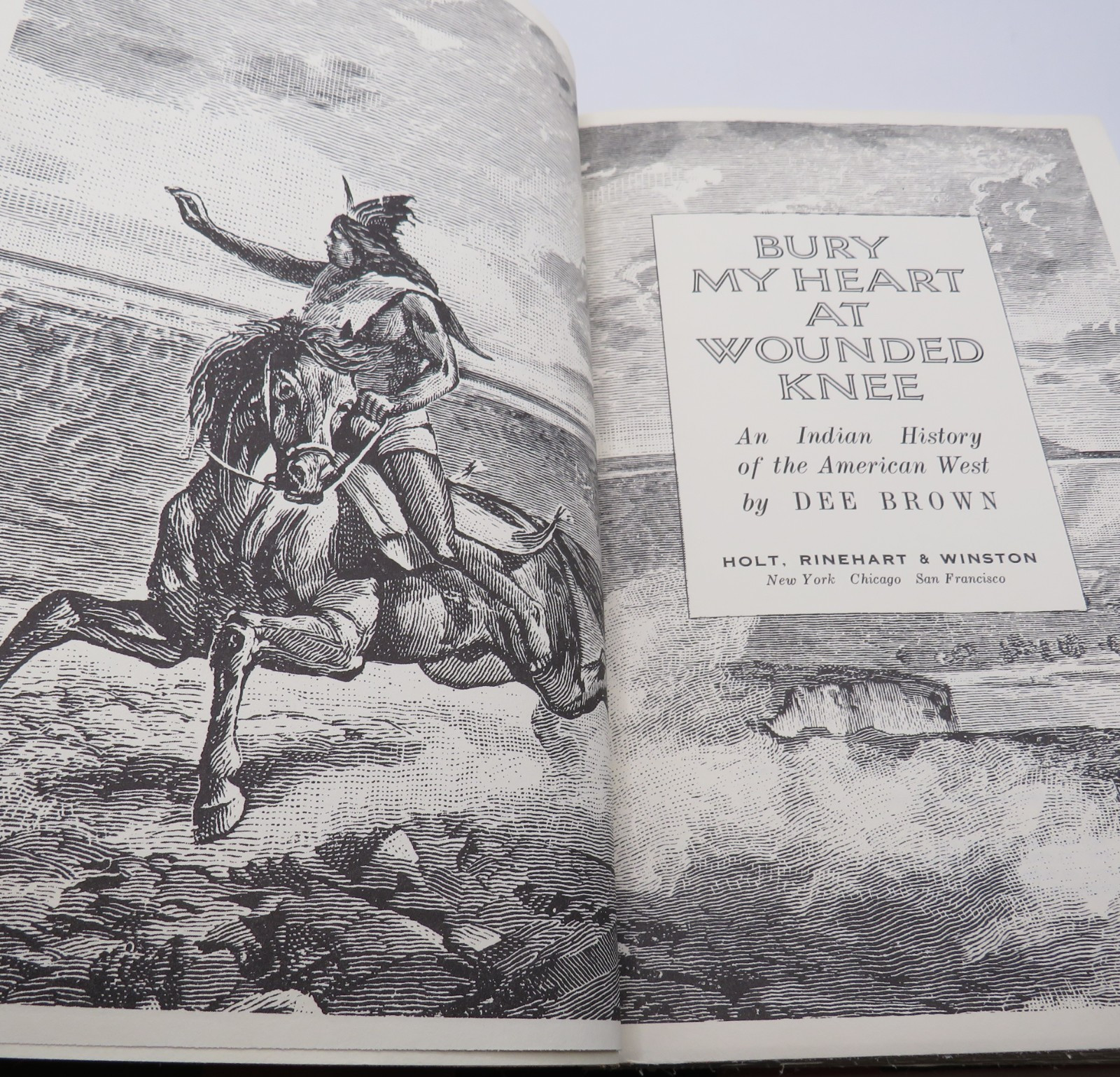 Bury My Heart at Wounded Knee-Dee Brown-HC DJ Second Printing 1971