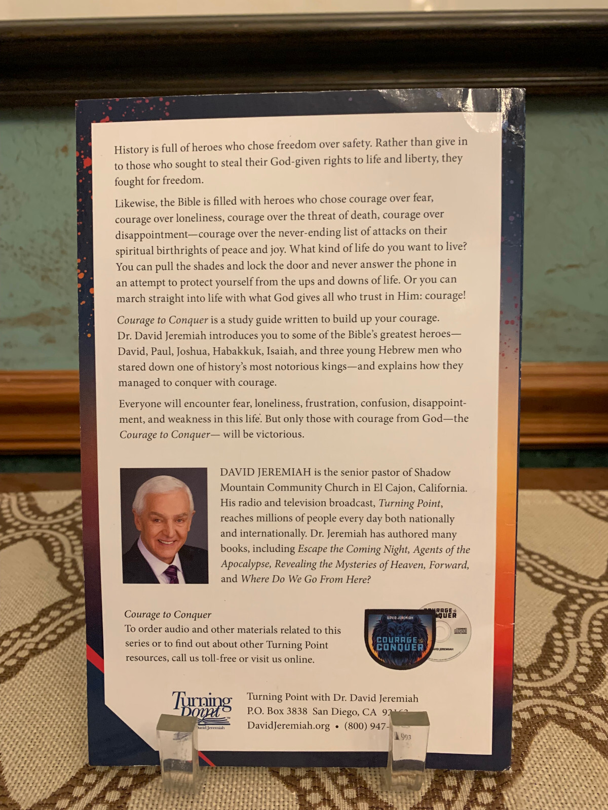 Courage to Conquer Study Guide by Dr. David Jeremiah (2021, Paperback)