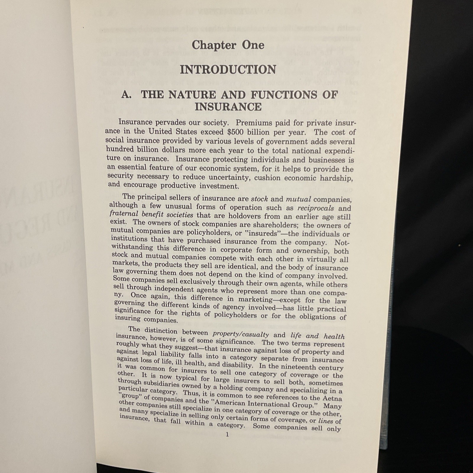Insurance Law and Regulation: Cases and Material SIGNED by Ken Abraham For MJG