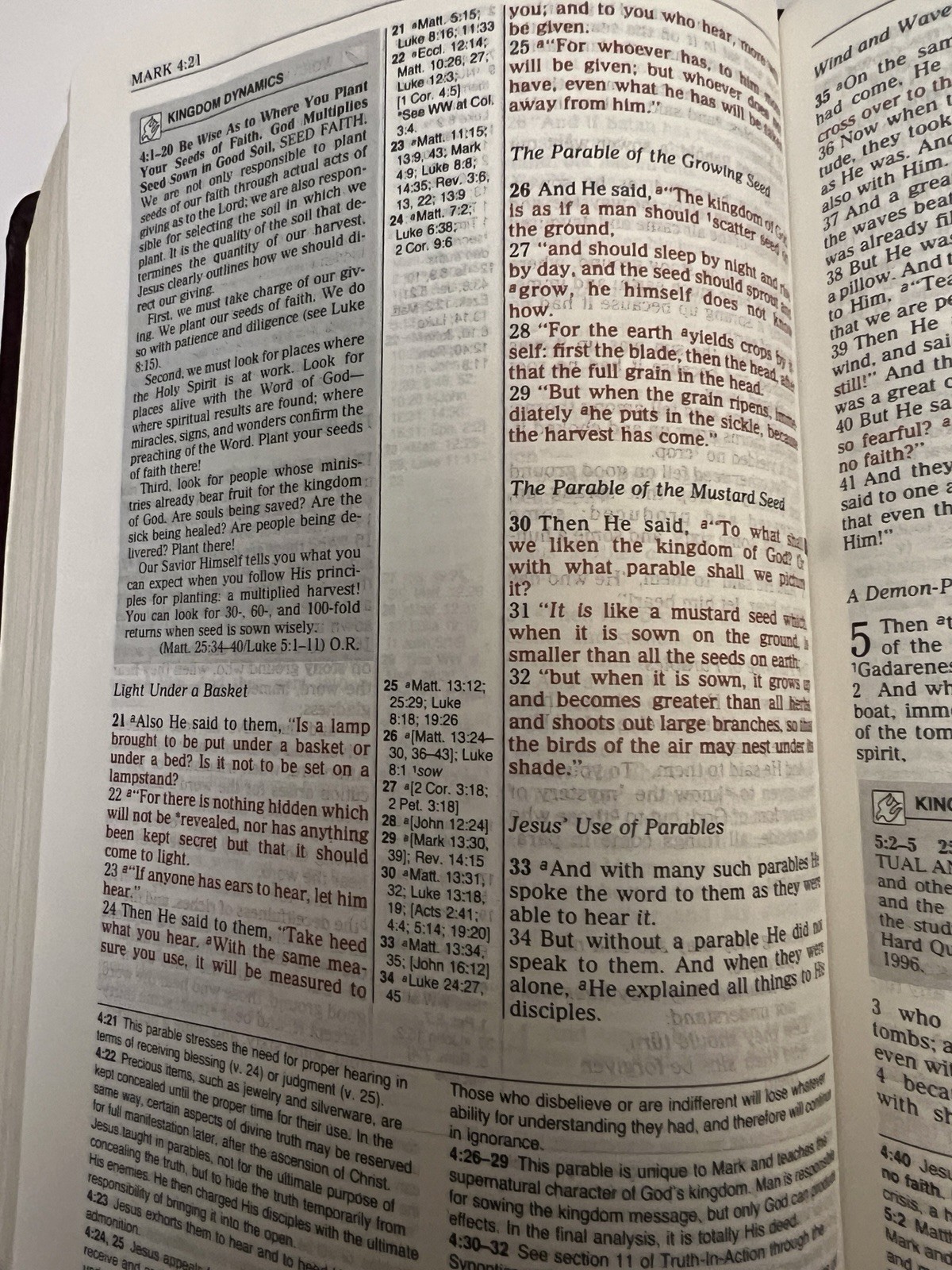 Spirit Filled Life Bible Nelson 2255BG Bonded Leather NKJV Red Letter 1991
