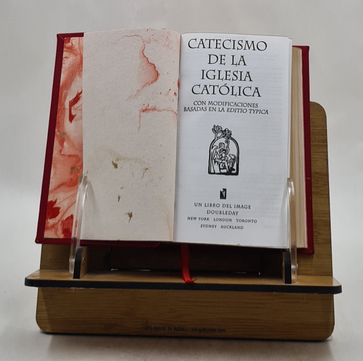 Catecismo de la Iglesia Catolica by U S Catholic Church [PREMIUM LEATHER BOUND]