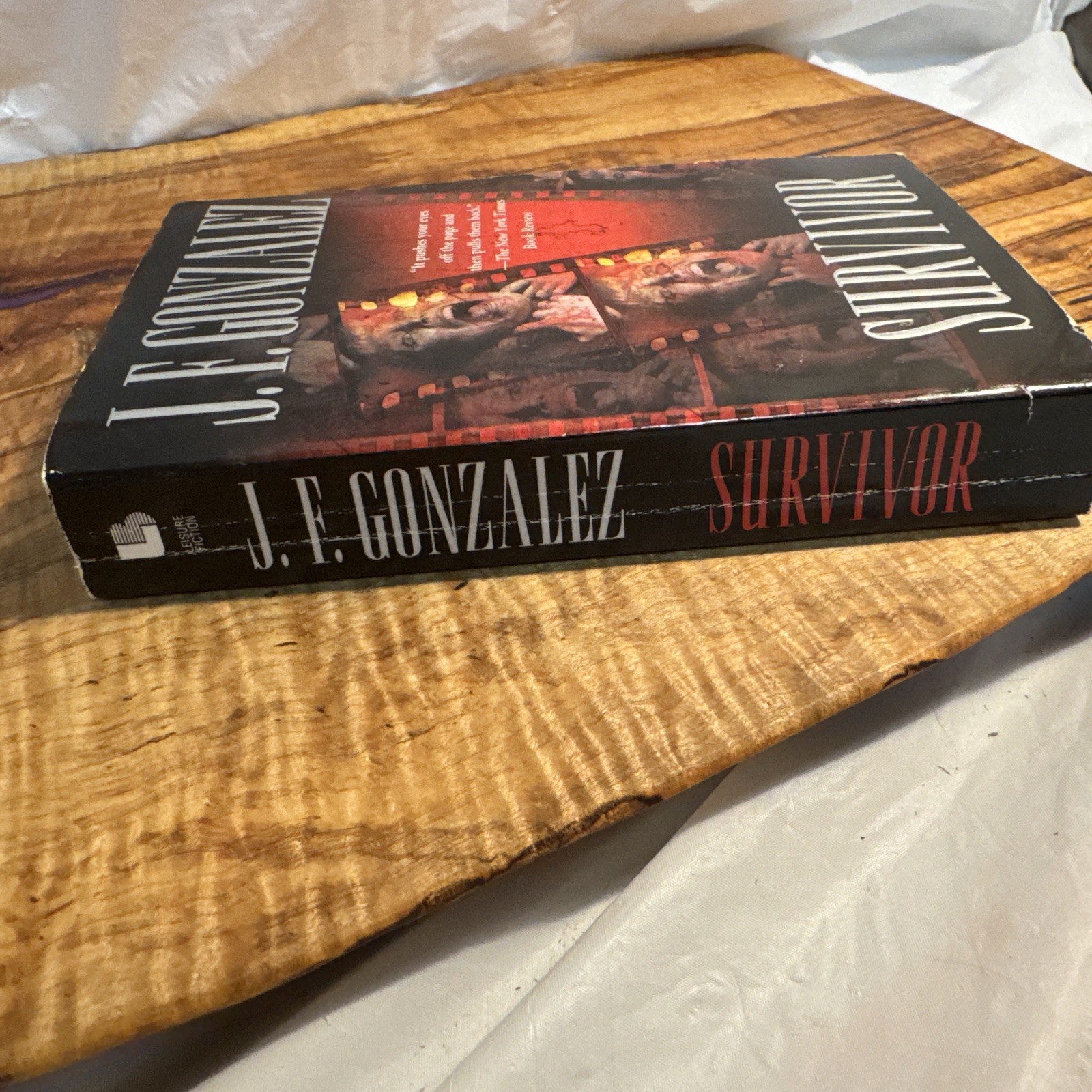 Survivor by J F Gonzalez Signed Horror Paperbacks from Hell