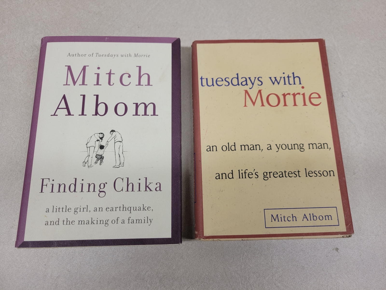 Lot of 4 Mitch Albom Hardcover Books