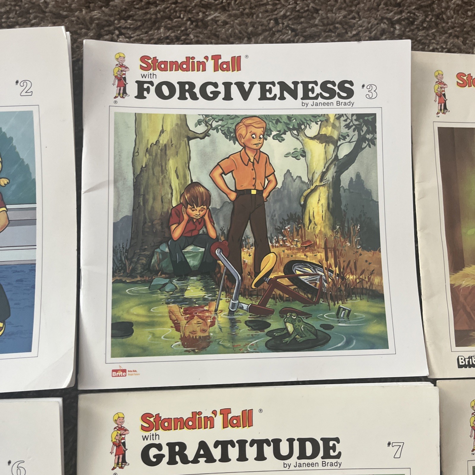 Lot Of 12 STANDIN‘ TALL Book Set By Janeen Brady #1-12 Honesty, Courage, Love…