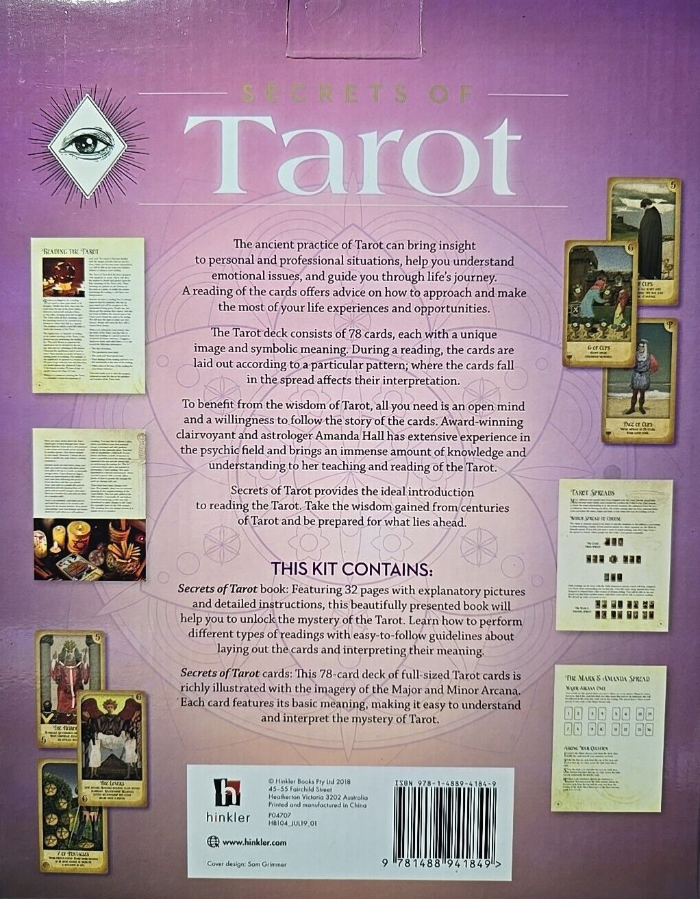 New Secrets of the Tarot Cards Box Set 32 Pages Book With Full 78 Tarot Deck