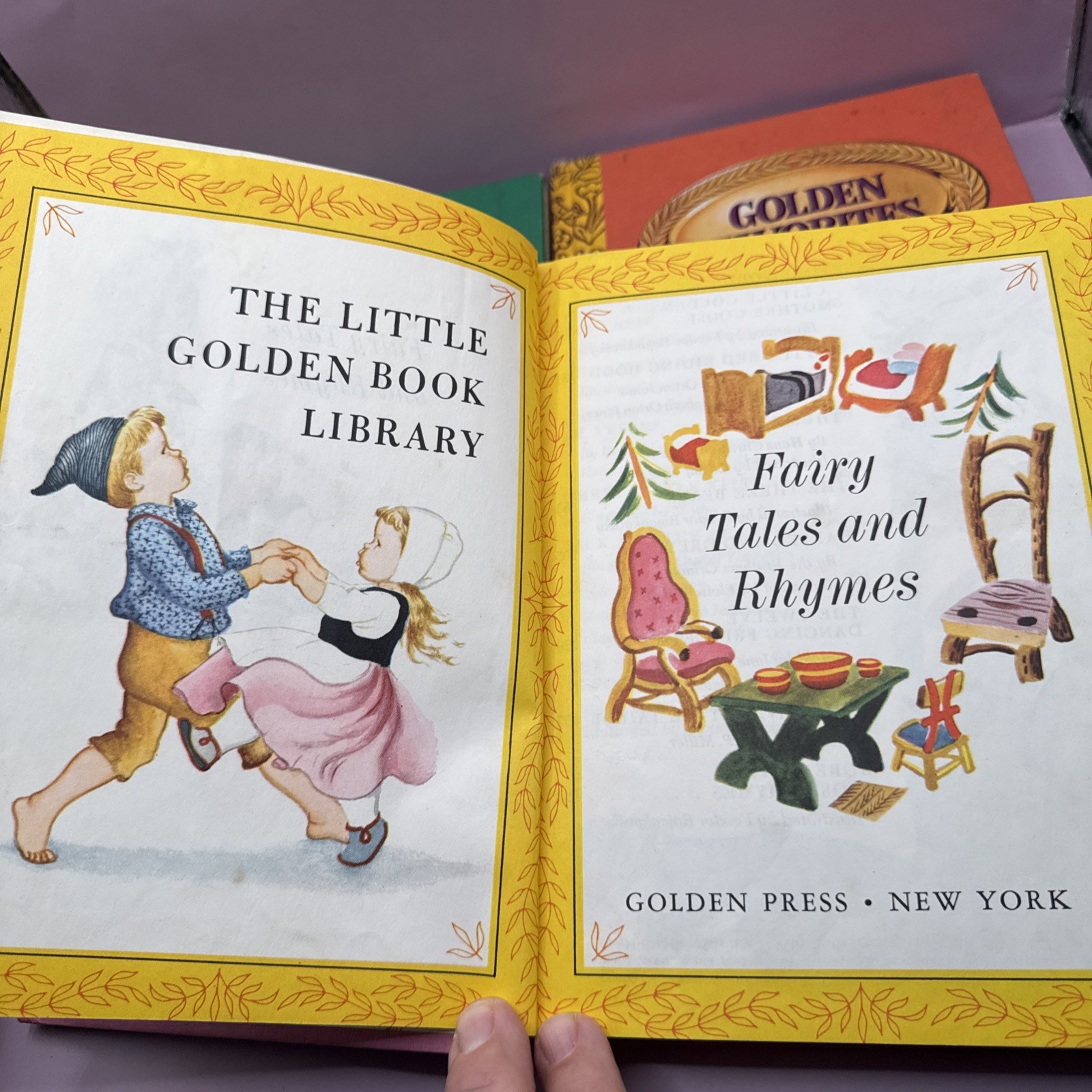 Vintage The Little Golden Book Library 1969 Four Book Boxed Set Hardcovers
