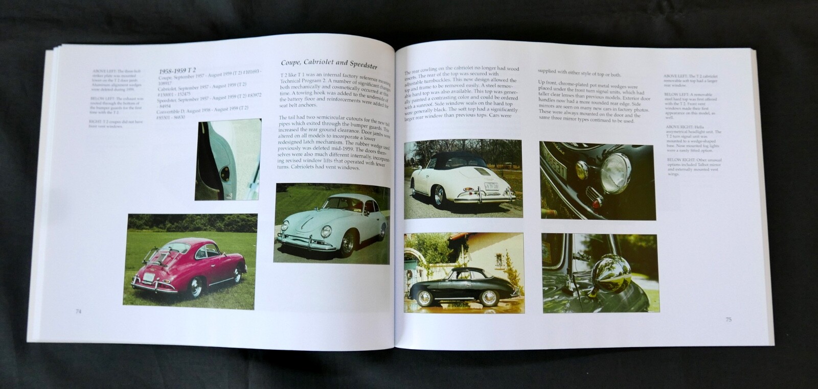 Porsche 356 A Pictorial Guide by Dr. Brett Johnson