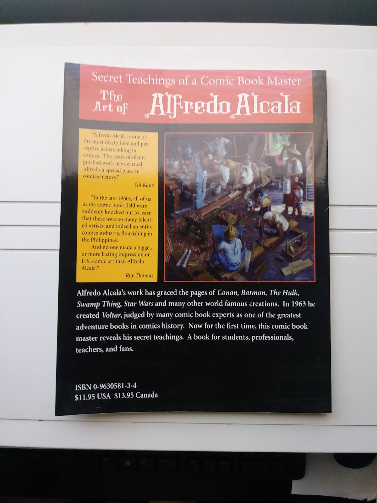 1994 Secret Teachings of a Comic Book Master The Art of Alfredo Alcala Paperback