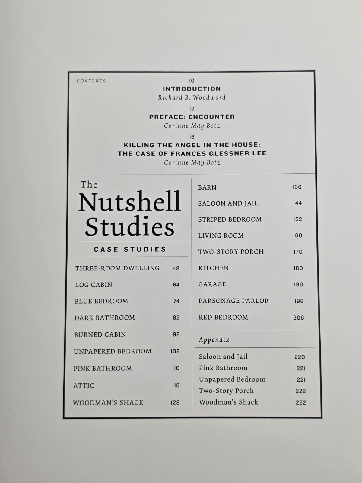The Nutshell Studies of Unexplained Death Corinne May Botz 2004 Hardcover