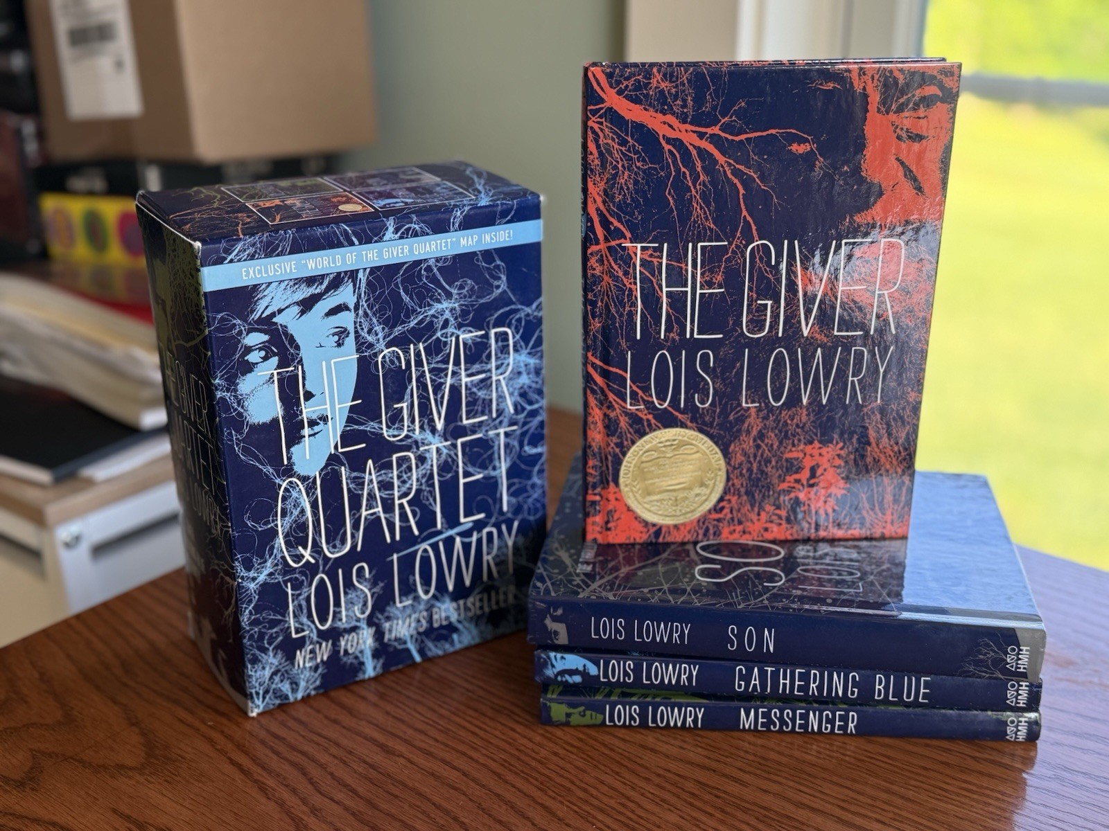 The Giver Quartet Boxed Set Lois Lowry (2014) 4 Hardcovers and Slip Case