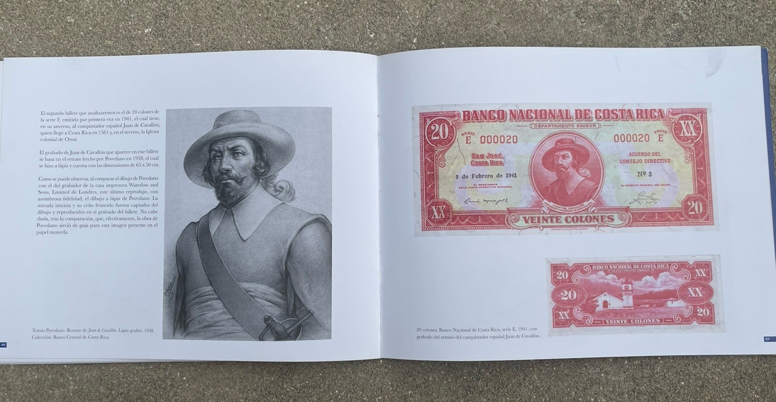 Tomas Povedano Numistatics paper currency money coins of Costa Rica Museum book
