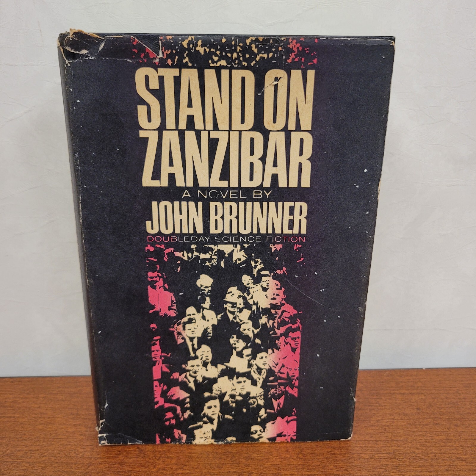 Stand On Zanzibar by John Brunner (Vintage Hardcover w/ DJ BCE, 1968, Doubleday)