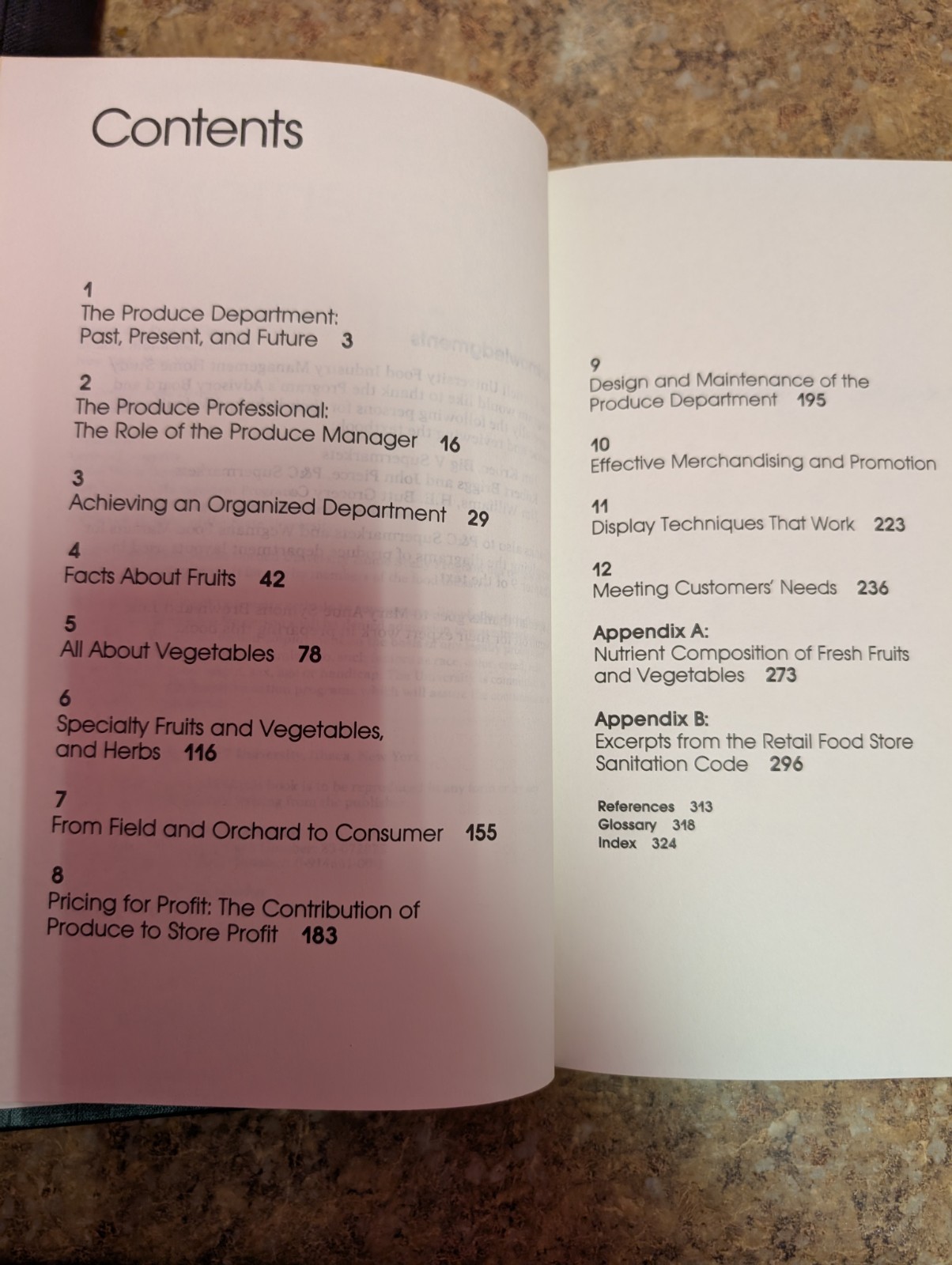 Produce management and operations Cornell University Home Study Program HC Book
