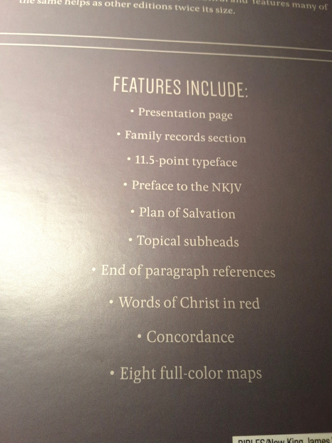 NKJV Bible Large Print Personal Reference Designer Series Natural Faith NIB
