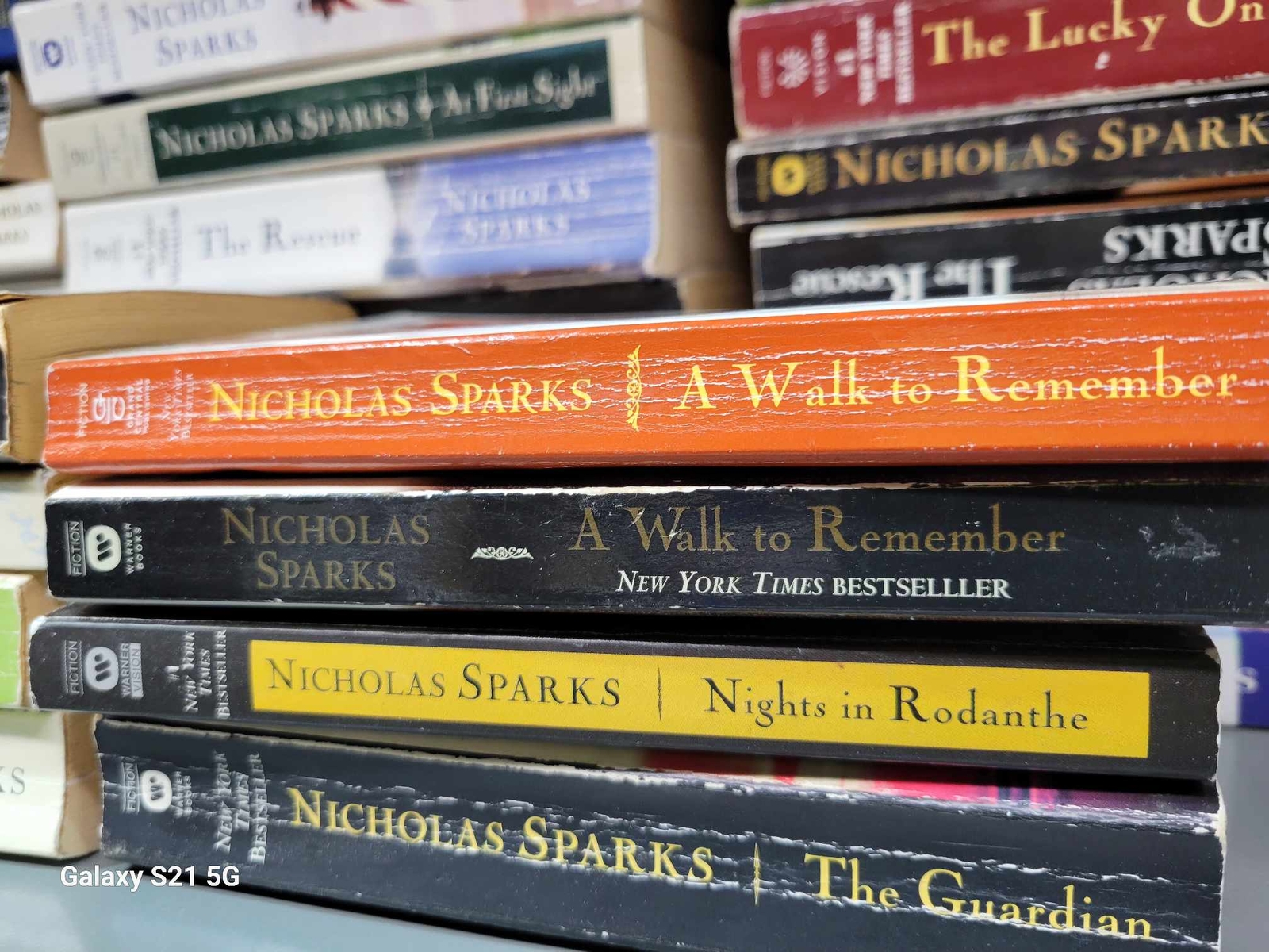 Lot of 10 Paperback Books by Nicholas Sparks – Random Mix