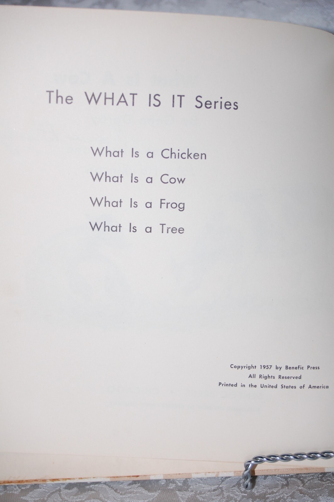 What Is a Cow Book Childrens Book signed by Author Gene Darby