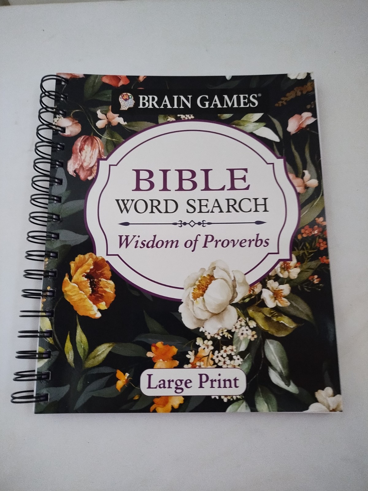 Brain Games – Bible Word Search: Wisdom of Proverbs Large Print Jesus Religion