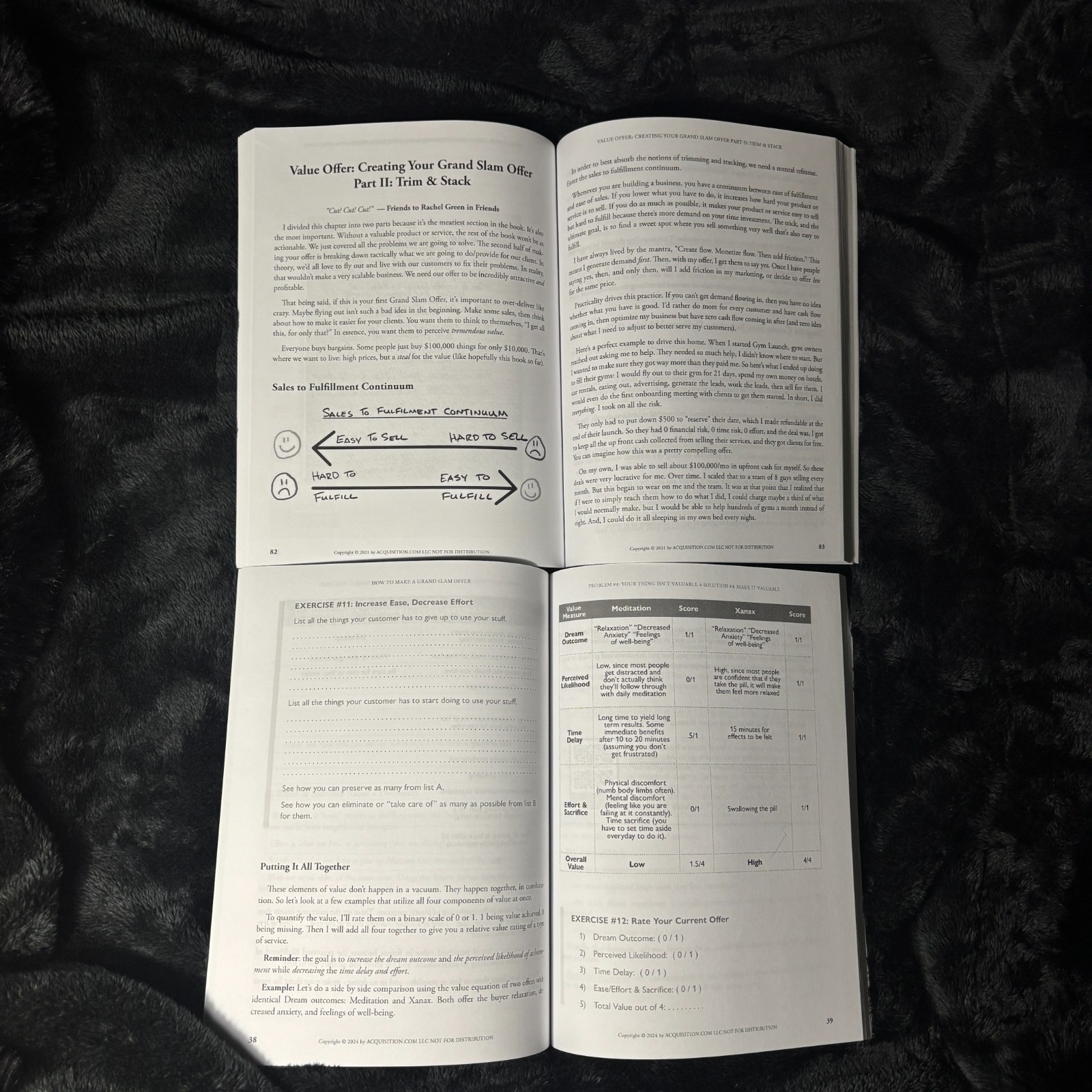 $100M Offers Book Bundle Alex Hormozi + Workbook Business Marketing Sales Guide