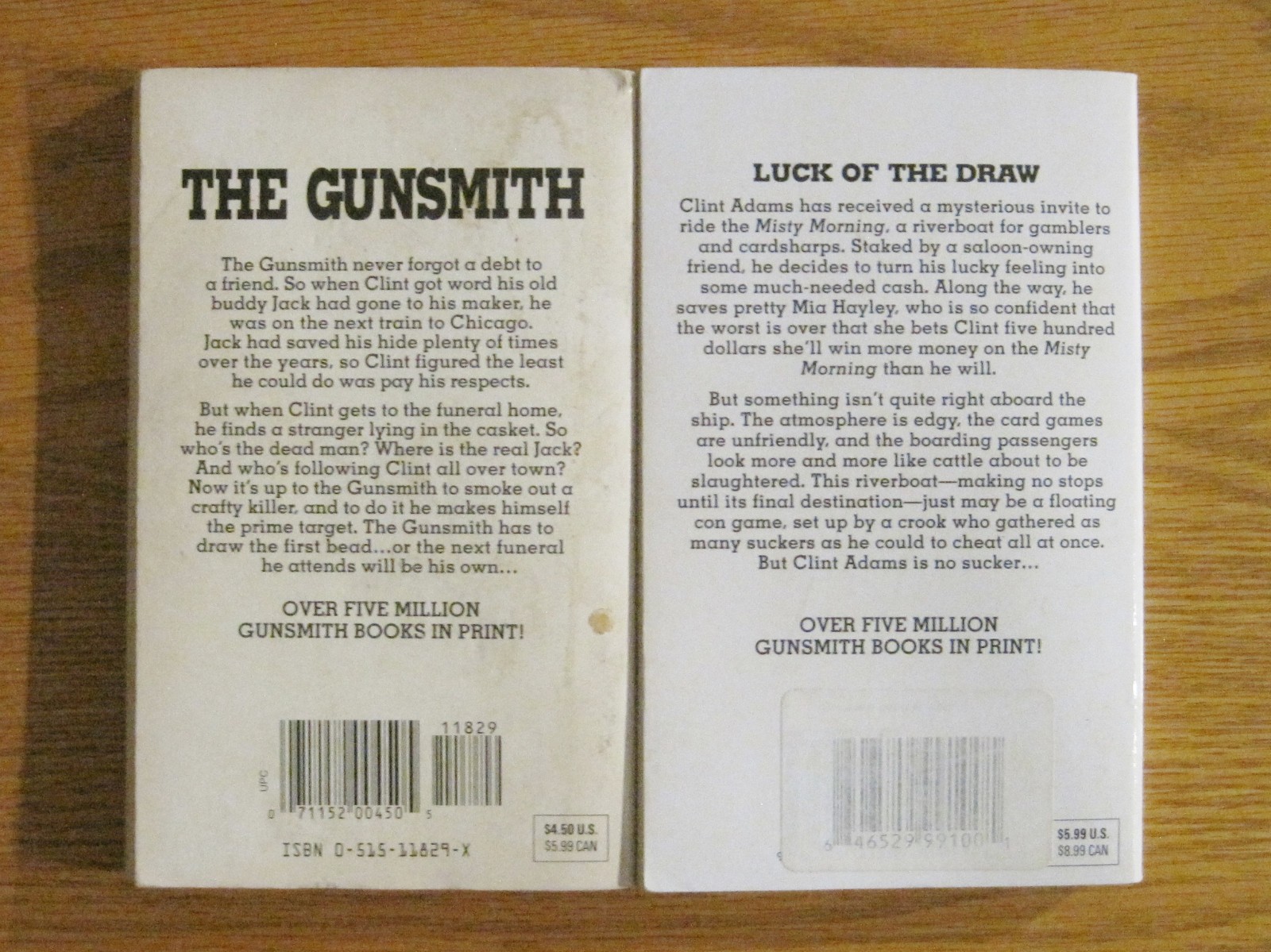 The GUNSMITH – J.R. Roberts – 8 Adult Western Paperback Book Lot – 300’s