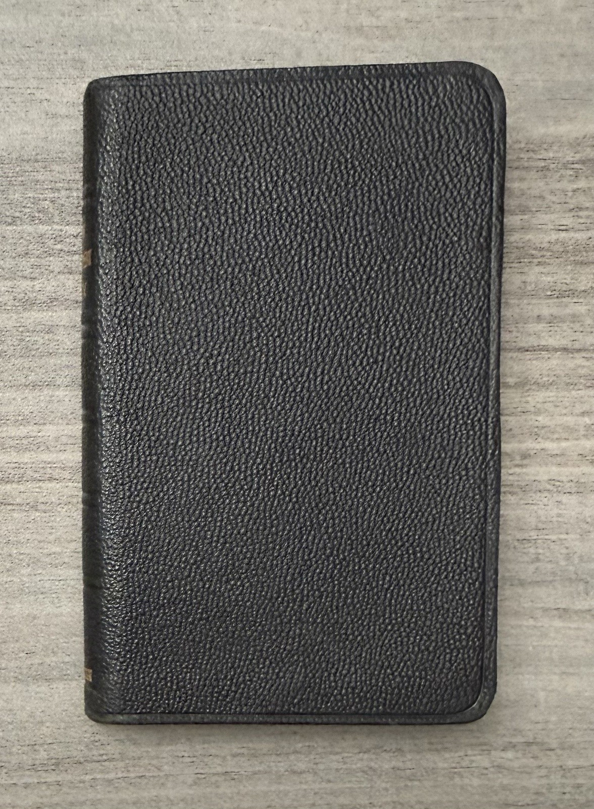 VTG Thinline 1946 Pocket New Testament RSV Black Leather 691X Nelson ~ 4.9″ x 3″
