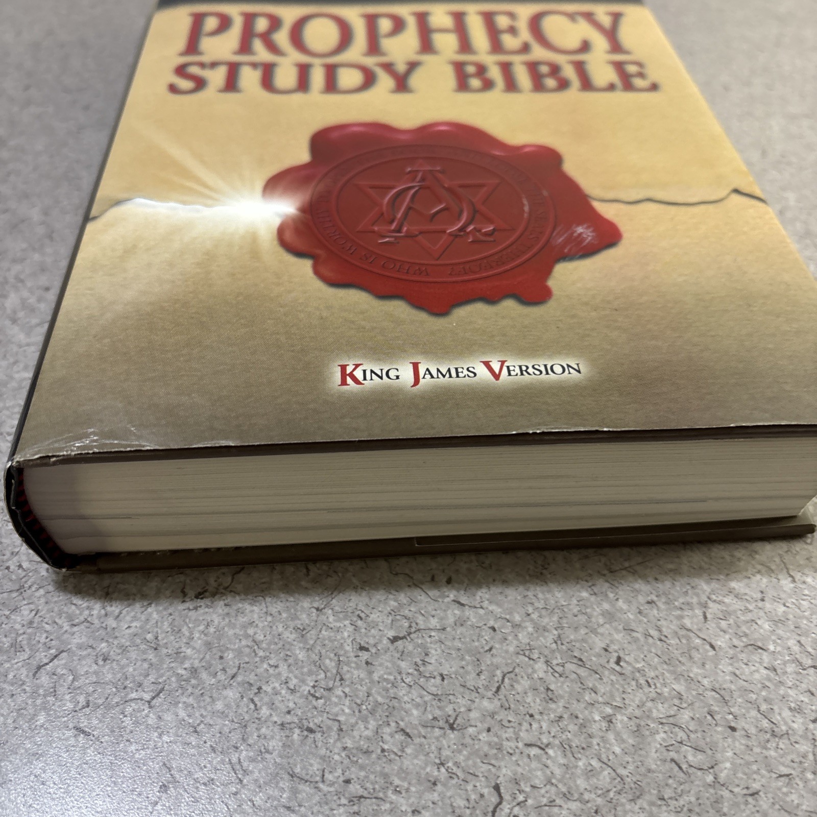 Prophecy Study Bible: King James Version, Hard Cover, Excellent Condition.