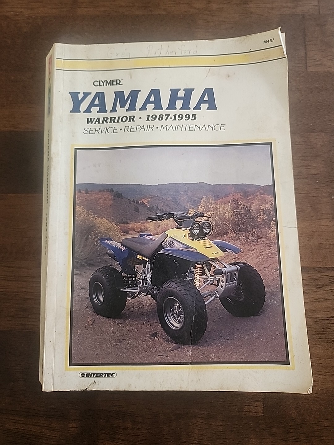 YAHAMA Warrior 1987-1995 Service Repair Maintenance Clymer Manual M487