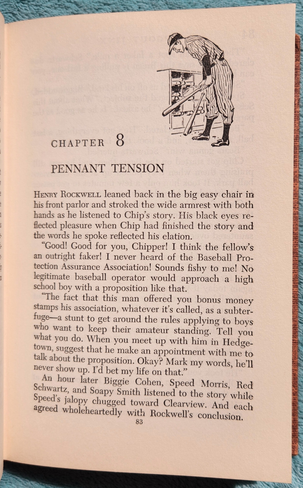 Dugout Jinx By Clair Bee 1952 Hardcover 210 Pages