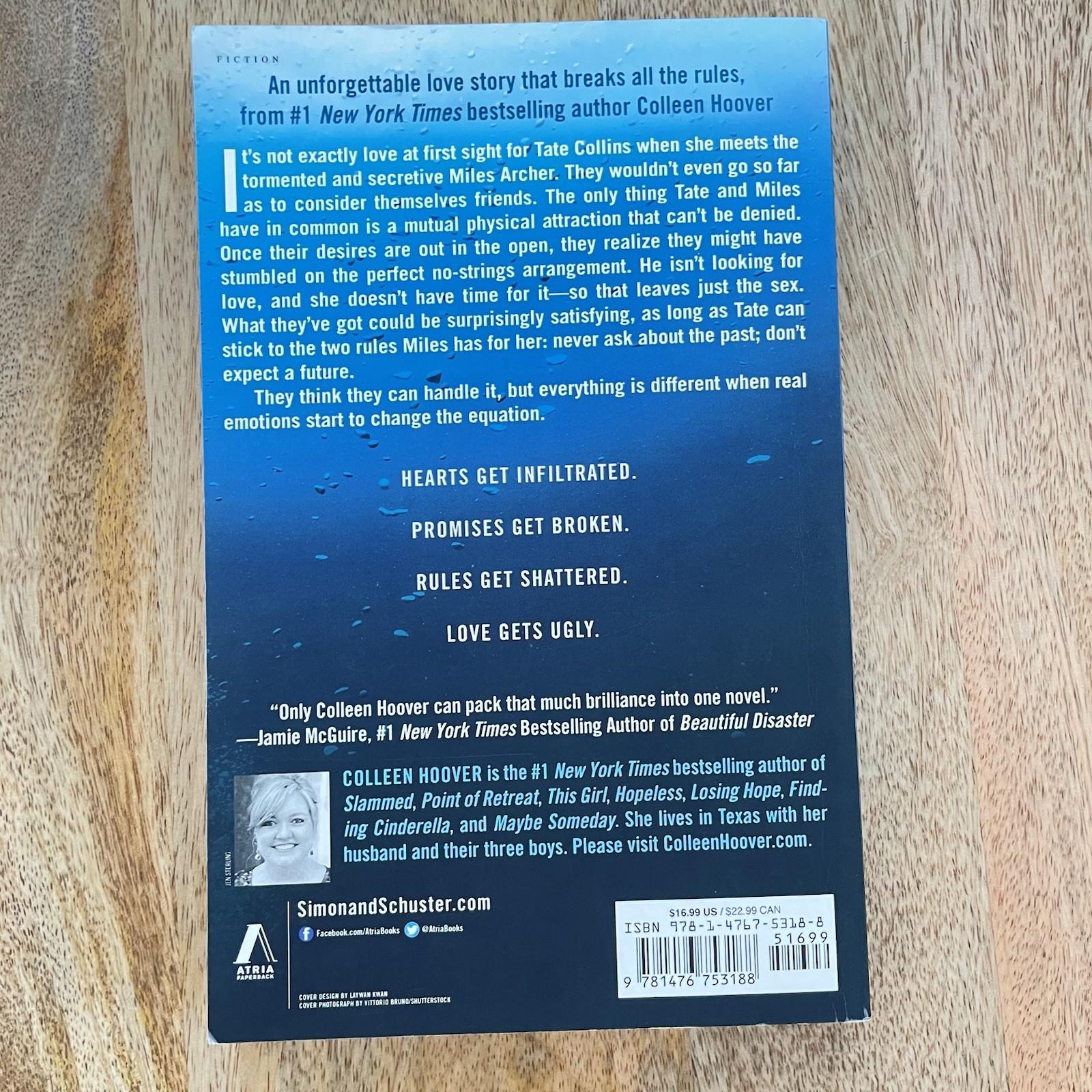 Ugly Love : A Novel by Colleen Hoover (2014, Paperback)